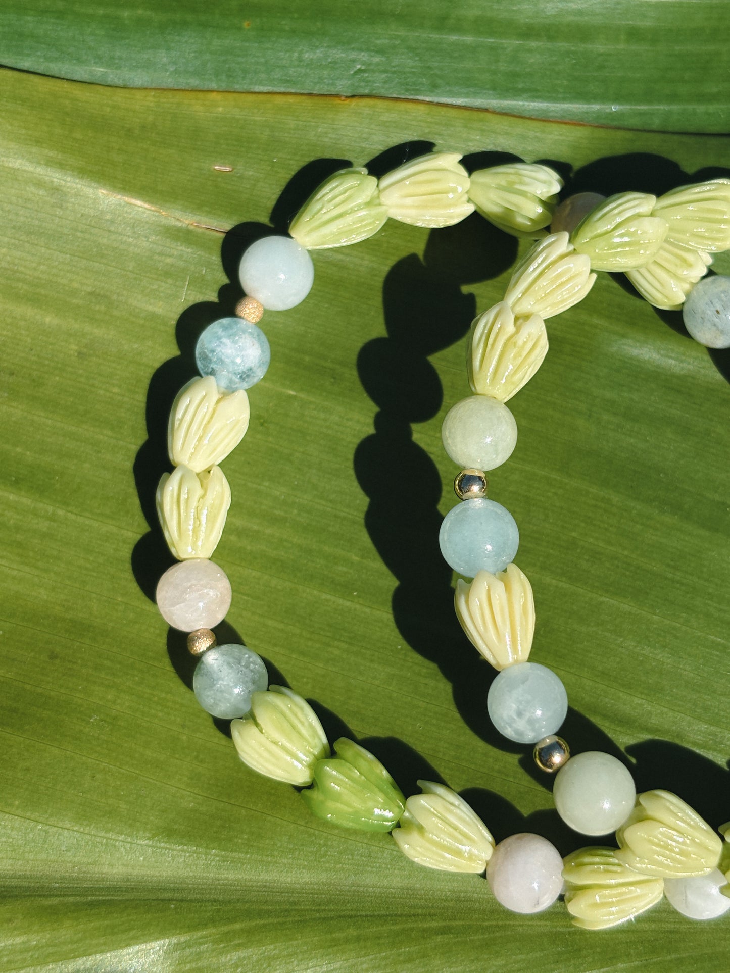 All Kine Morganite Pakalana Bracelet