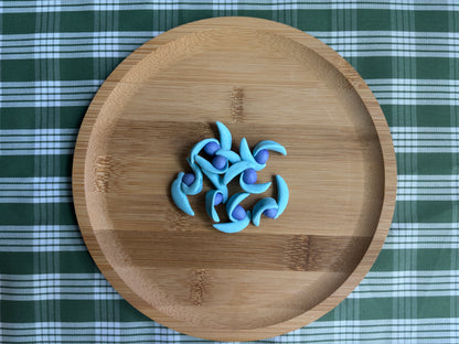 Handmade Polymer Clay Flower Beads